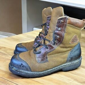 Rocky Boots Size 8W Dk Brown Black Toe Insulated Mens Pack Boots Waterproof